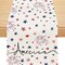 Siilues 4th of July Table Runner – 13x72" Patriotic Stars & Fireworks Décor for Memorial Day or Independence Day